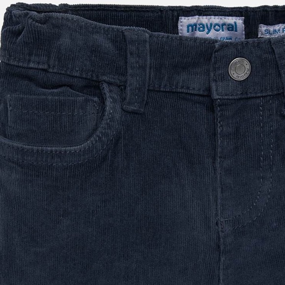 Navy Baby Boy Corduroy Pants by Mayoral - Picture 5 of 5